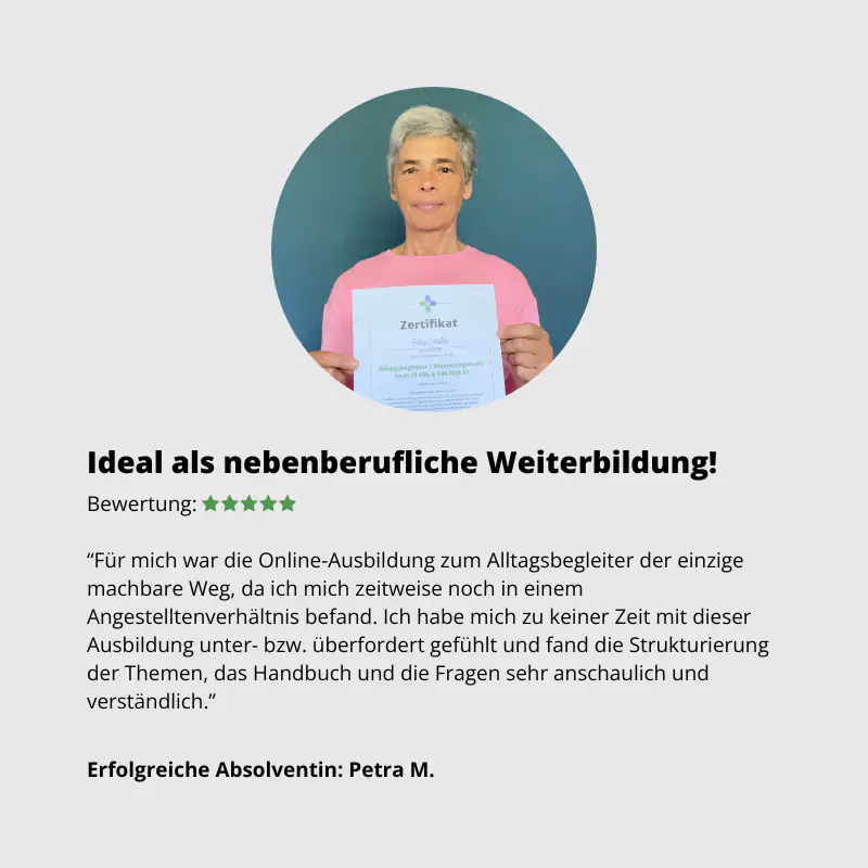 Betreuungskraft nach §§ 43b, 53b SGB XI und Trauerbegleiter